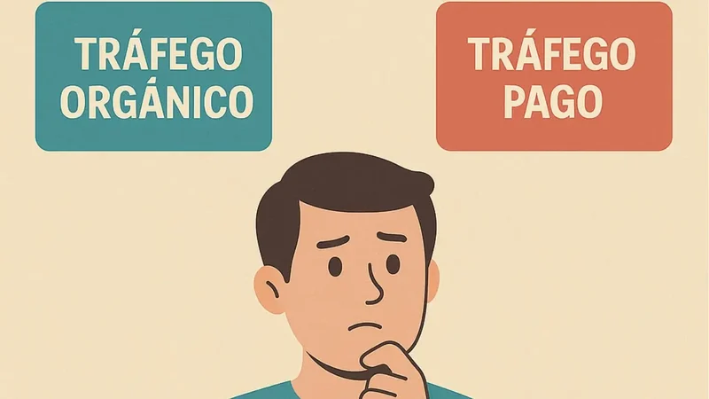 Qual a diferença entre tráfego orgânico e tráfego pago?