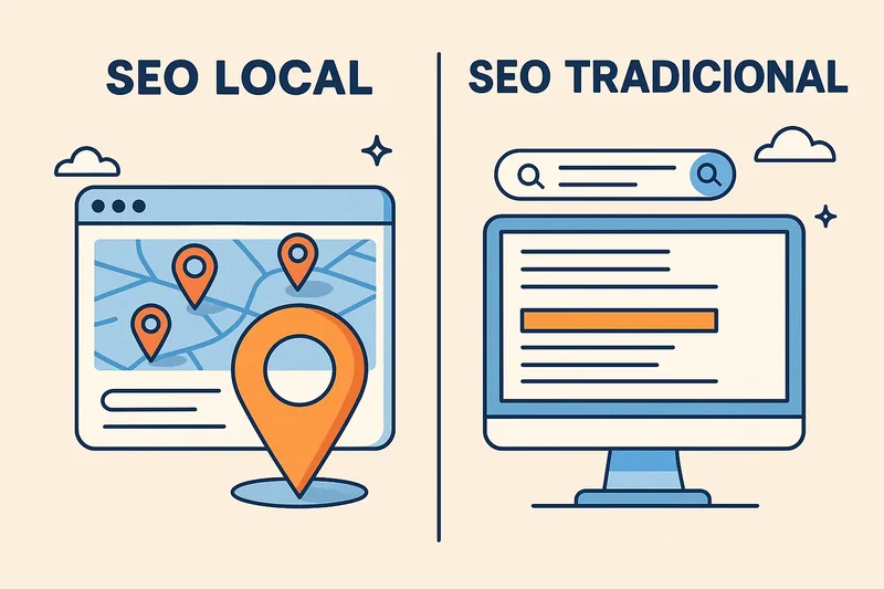 diferença do seo local para empresas e do seo tradicional